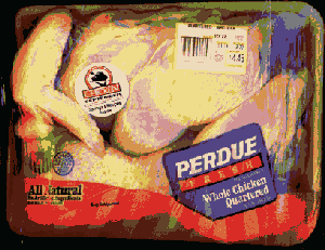 Image of Purdue Whole Chicken Quartered (All Natural, $4.45)