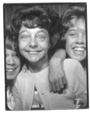 [best friends in Woolworth's photo booth]