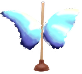 [Picture of a Plunger, with Angel Wings]