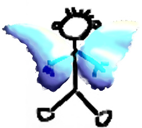[Picture of a Stick Figure, with Angel Wings]
